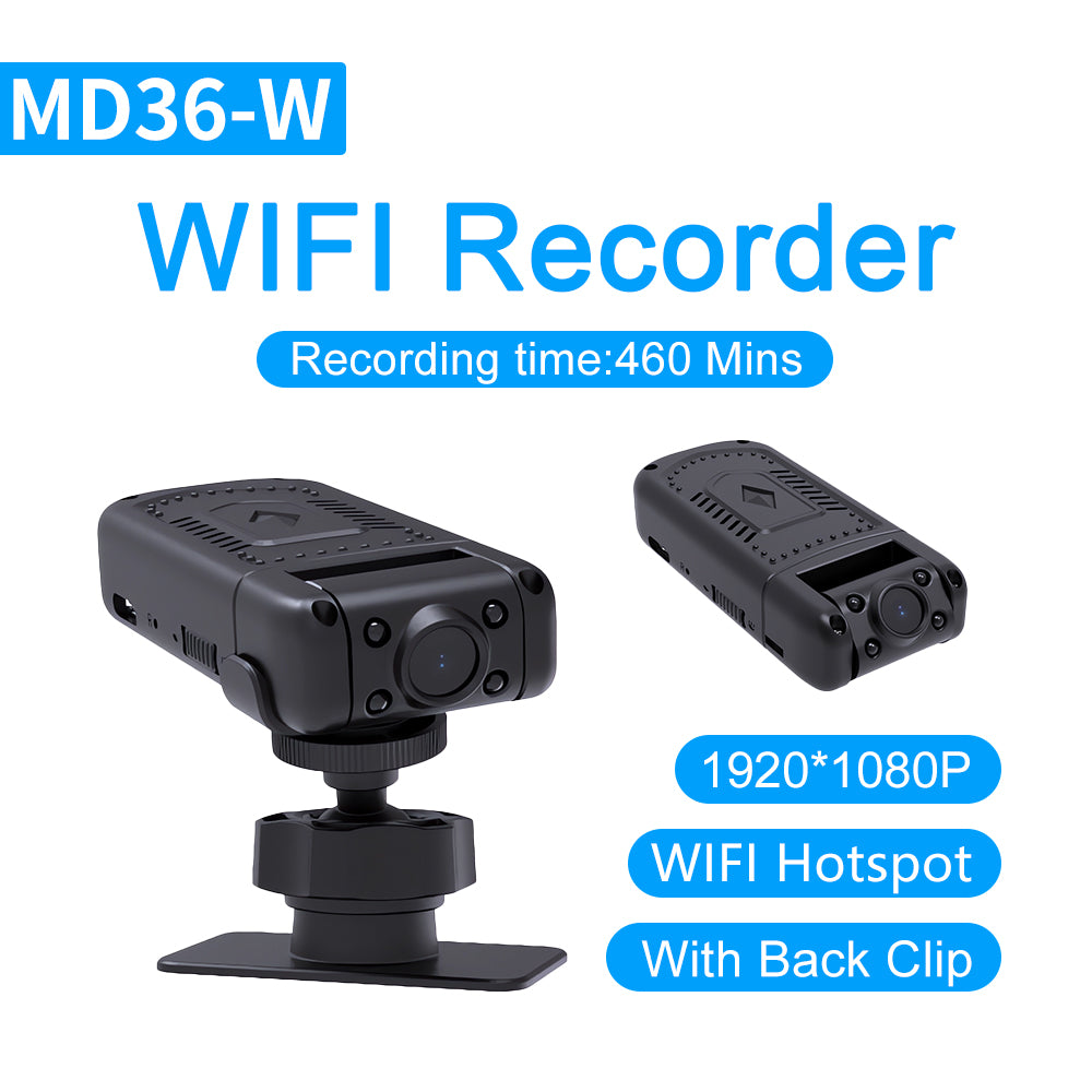 MD36 Wifi Mini Camera 1080P Portable Digital Video Recorder Night Vision Police Body Cam Camcorder