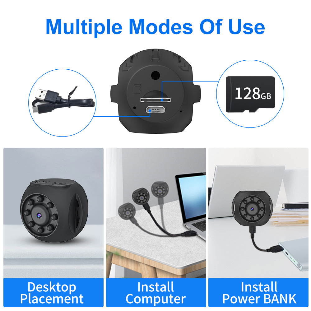 WK10 L Mini Wifi Camera Wireless Video Clear IR Night Vision Home Security Surveillance Camera Monitor