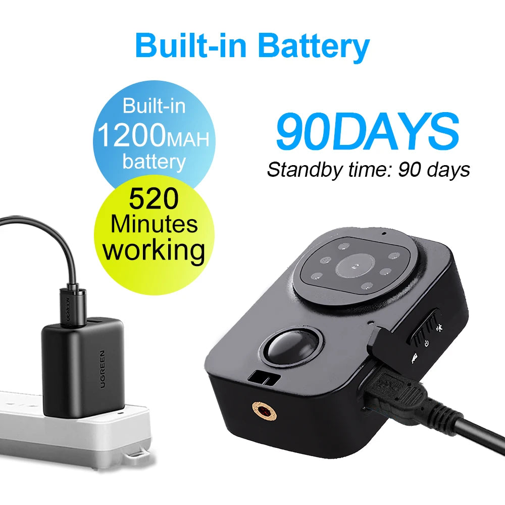 PD01 Waterproof Mini Camera Motorcycle and Bike Recorder Sport DV Pocket PIR Small Police Wearable Body