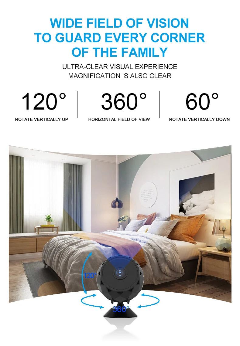 Mini Camera Wifi Original Monitoring Security Protection With Motion Night Version Wireless Surveillance Camera