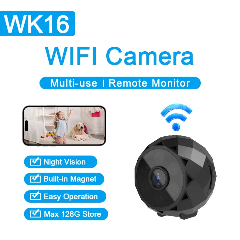 Mini Camera Wifi Original Monitoring Security Protection With Motion Night Version Wireless Surveillance Camera