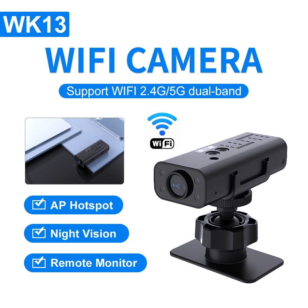 Lnhaa WK13 HD Wifi Camera Surveillance Home Indoor Audio Wireless Camera IPC HD CCTV Video Security Protection IP Monitor