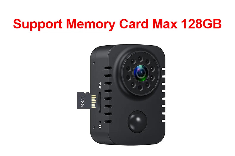 MD29 HD Mini Body Camera 1080P Security Pocket Cameras Motion Activated Small Nanny Cam for Cars Standby Espia Webcam 8H Working