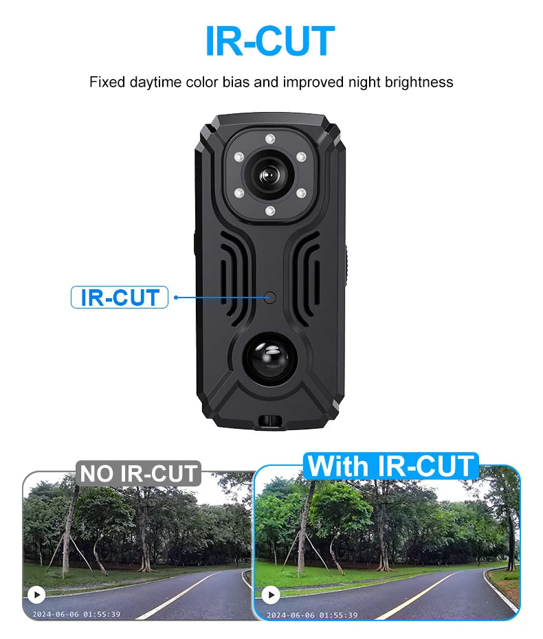 MD37-2K Hotspot Wifi Mini Camera IR-CUT Night Vision DVR Miniature Camcorder Pocket Police Body Cam PIR Bike Cameras Sports DV