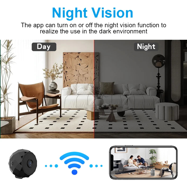 Mini Camera Wifi Original Monitoring Security Protection With Motion Night Version Wireless Surveillance Camera