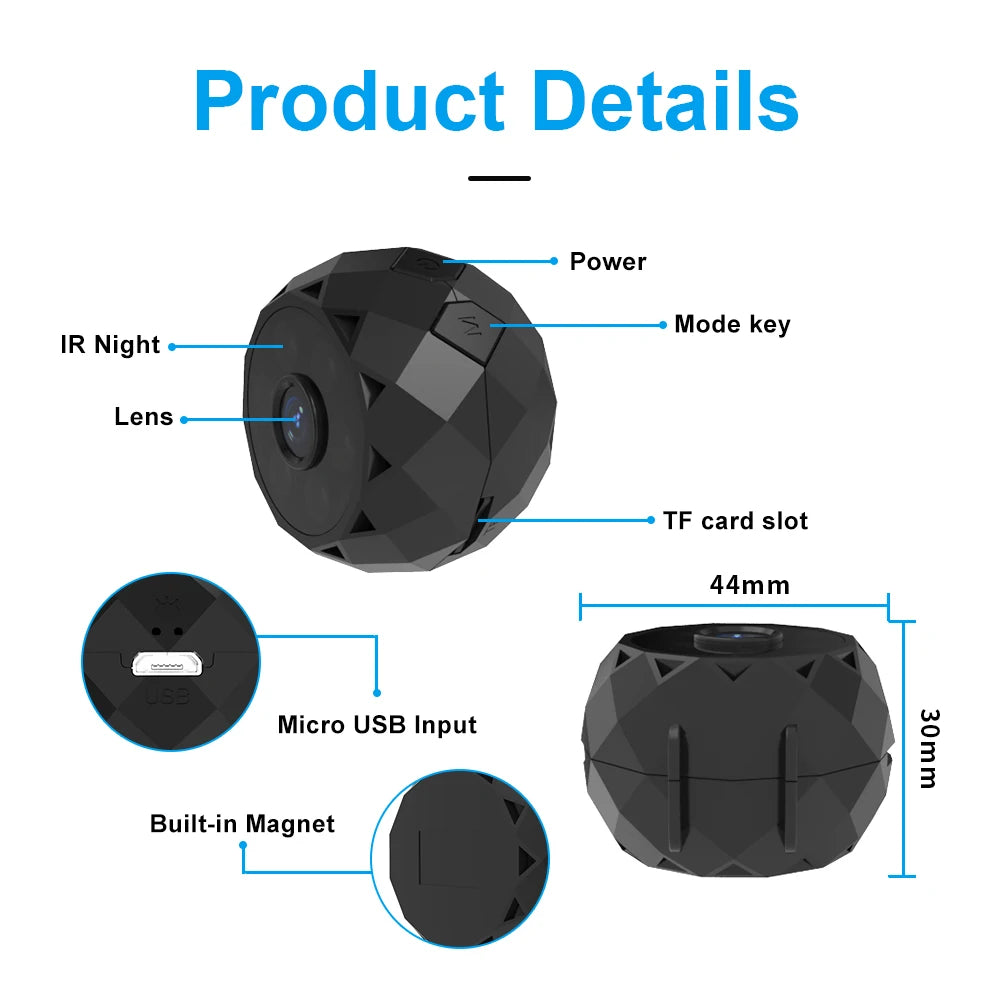 Mini Camera Wifi Original Monitoring Security Protection With Motion Night Version Wireless Surveillance Camera