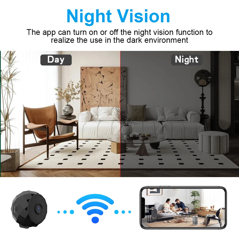 Mini Camera Wifi Original Monitoring Security Protection With Motion Night Version Wireless Surveillance Camera