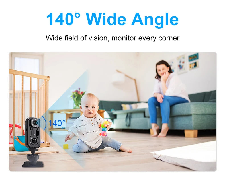 MD37-2K Hotspot Wifi Mini Camera IR-CUT Night Vision DVR Miniature Camcorder Pocket Police Body Cam PIR Bike Cameras Sports DV