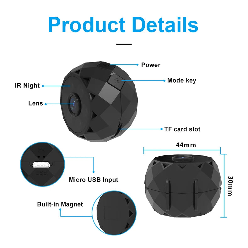 Mini Camera Wifi Original Monitoring Security Protection With Motion Night Version Wireless Surveillance Camera