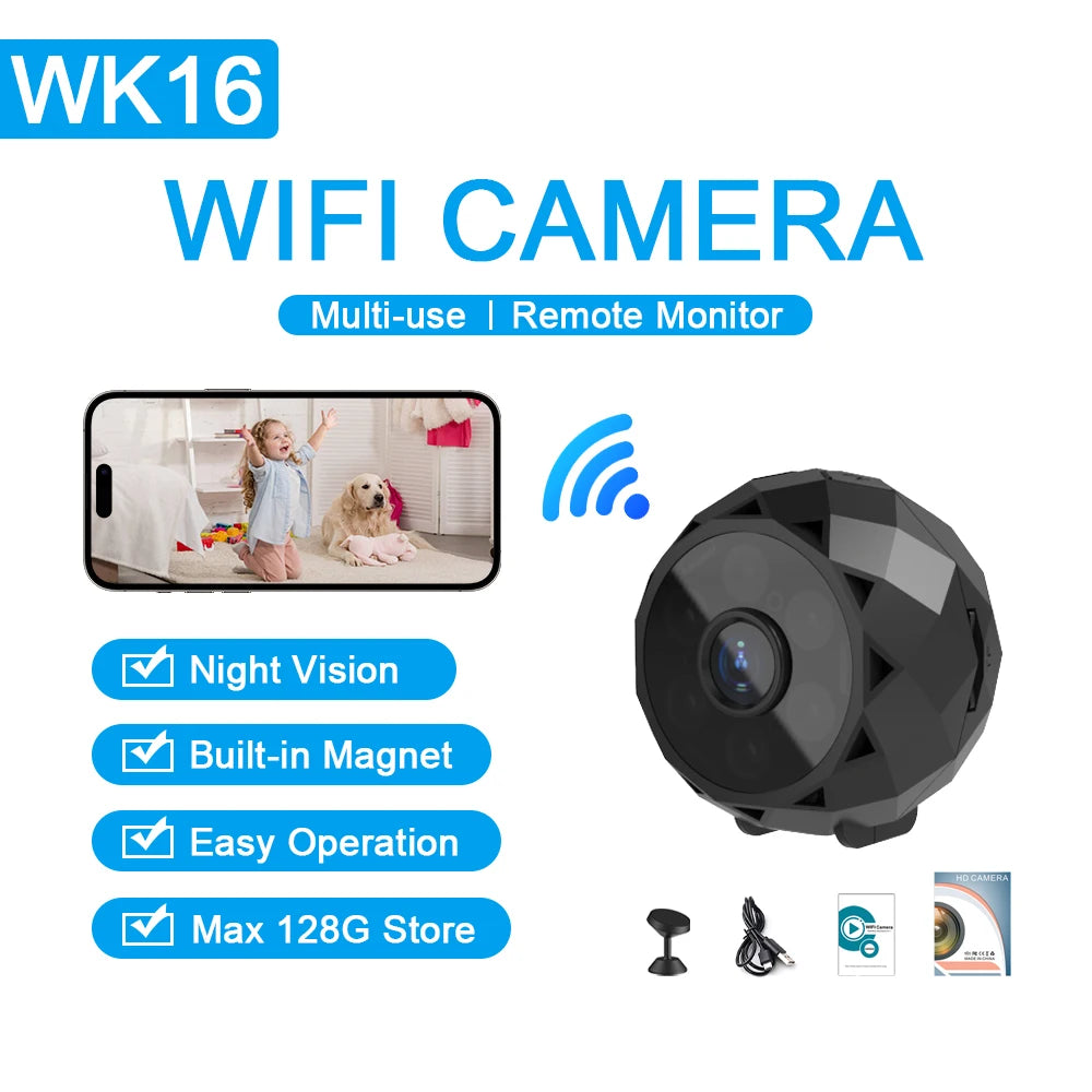 Mini Camera Wifi Original Monitoring Security Protection With Motion Night Version Wireless Surveillance Camera
