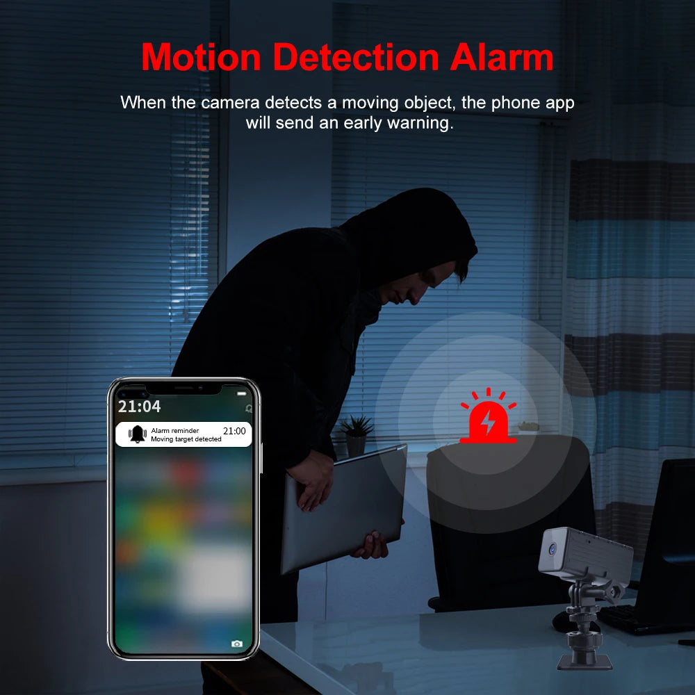 WD9 Mini WiFi Camera 1080P HD Wireless Remote Monitor Tiny IP Camera Video Recorder Micro Cam Indoor