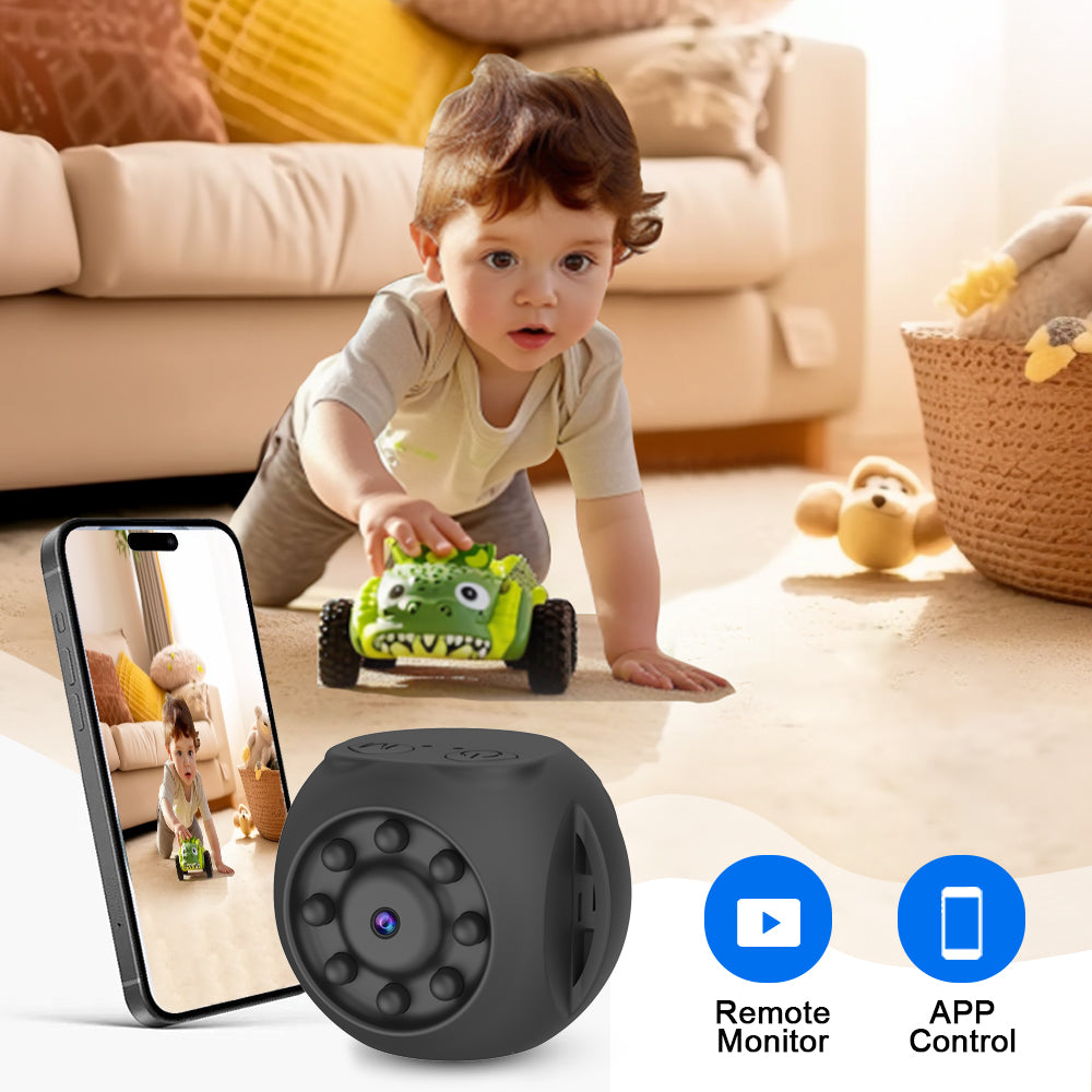 WK10 Mini Wifi Camera Wireless Video Clear IR Night Vision Motion Detection Home Security Surveillance Camera Monitor