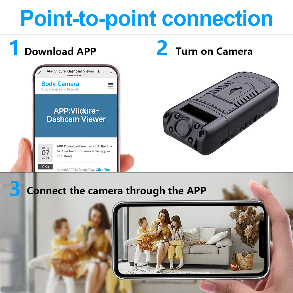 MD36 Wifi Mini Camera 1080P Portable Digital Video Recorder Night Vision Police Body Cam Camcorder
