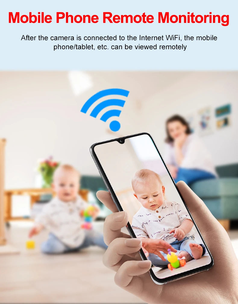 WD18 Wireless Mini Camera WiFi IP Home Safety Body Cam Night Vision Remote real-time Monitor For Home Tiny battery Security Cameras
