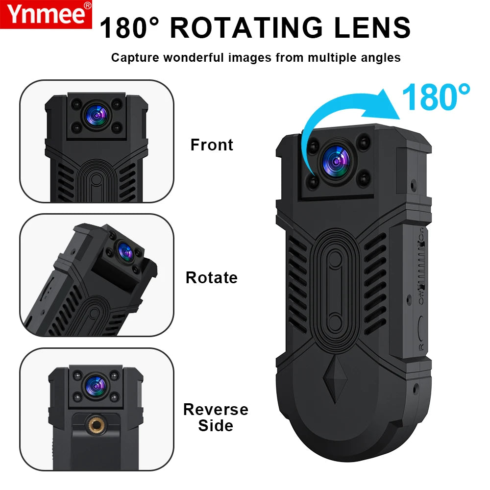 WD18 Wireless Mini Camera WiFi IP Home Safety Body Cam Night Vision Remote real-time Monitor For Home Tiny battery Security Cameras