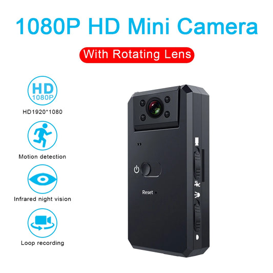MD90 Mini Camcorder 1080P Camera Night Vision Sport Outdoor DV Voice Video Recorder Action HD  Cam Recorder