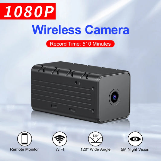 WD9 Mini WiFi Camera 1080P HD Wireless Remote Monitor Tiny IP Camera Video Recorder Micro Cam Indoor