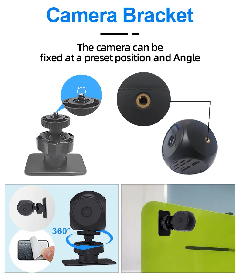 lnhaa WK12 Wifi Surveillance Camera Home Indoor Audio Wireless Camera HD CCTV Video Security Protection Camera Wifi IP Monitor