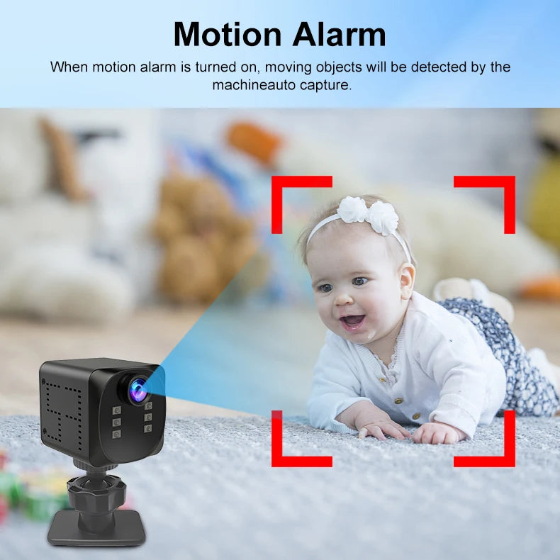 WD19 Mini WiFi Camera Smart Wireless Camcorder HD Small Cam Motion Detection Vlog Espia Night Vision Video  IP Webcamera 1080P
