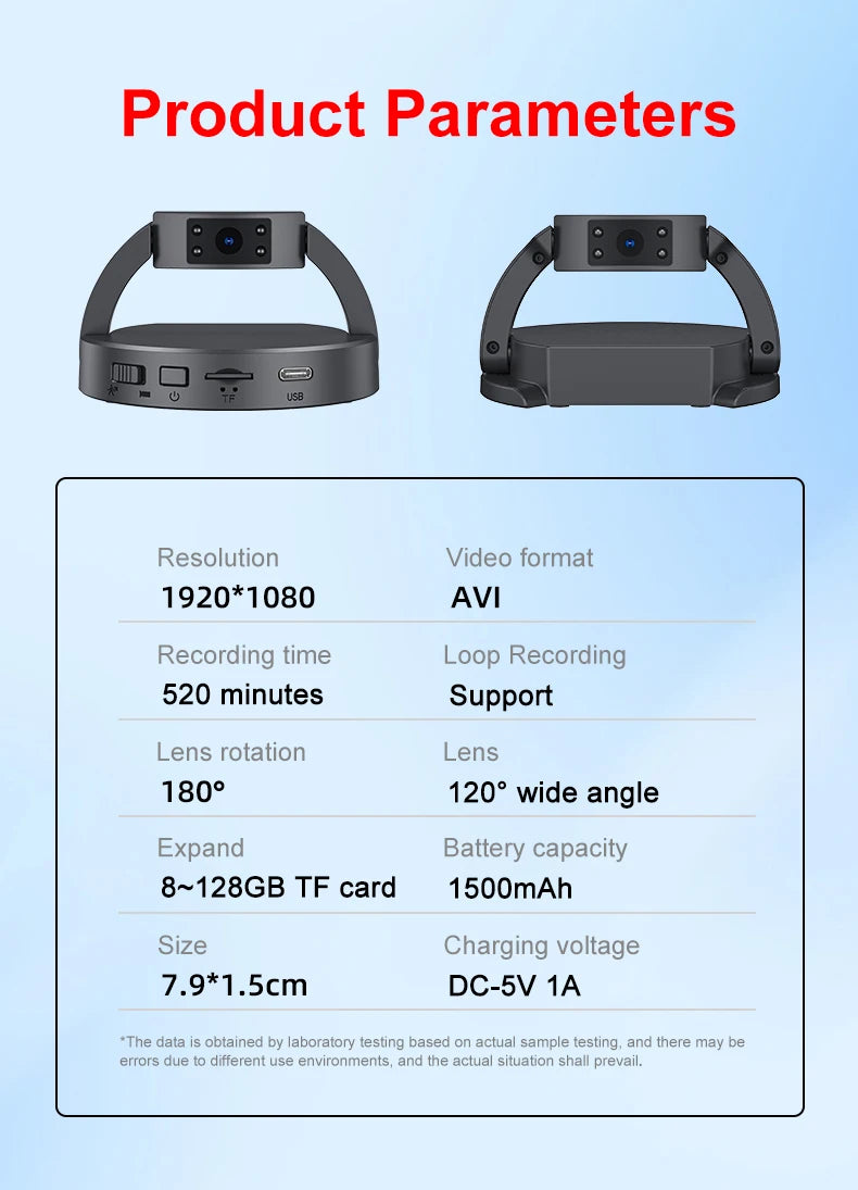 Mini Camera 1080P Small Digital Video Recorder Espial Portable Cameras Motion Detection 10Hours Hide DVR Camcorders No Wifi Cam