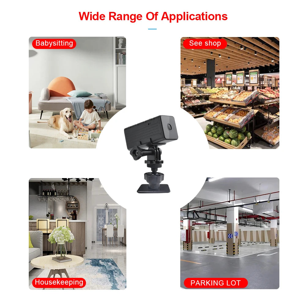 WD9 Mini WiFi Camera 1080P HD Wireless Remote Monitor Tiny IP Camera Video Recorder Micro Cam Indoor