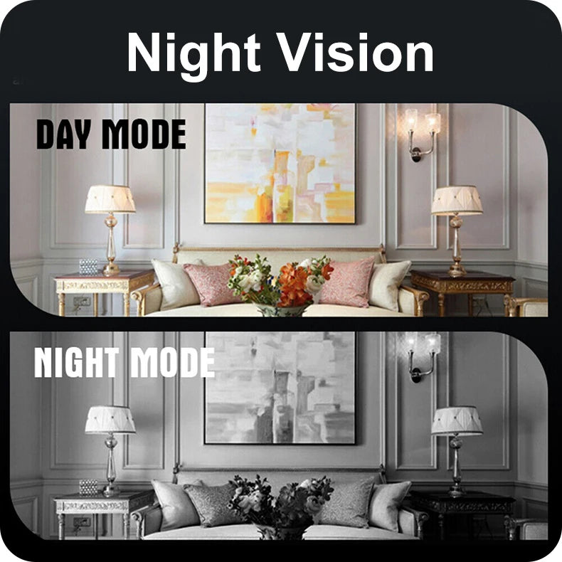 lnhaa WK14 HD mini Wifi Camera Surveillance Home Indoor Audio Wireless Camera IPC HD CCTV Video Security Protection IP Monitor