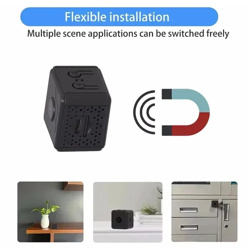 Mini Camera 1080P HD WiFi Remote Monitor Motion Detection Baby Pet Home Security Night Vision Built In Battery Camcorder 2025