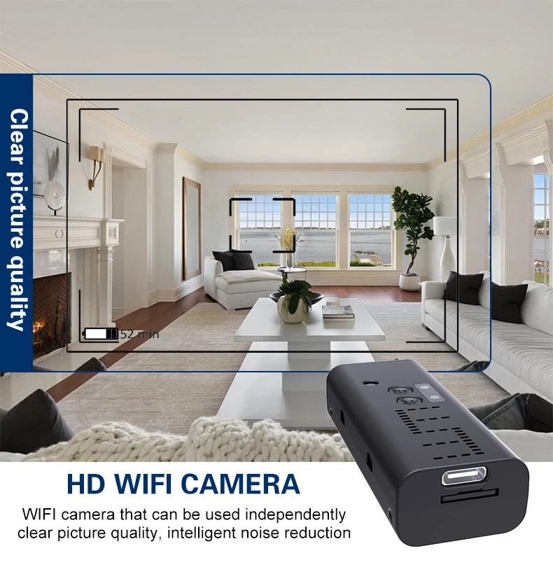 Lnhaa WK13 HD Wifi Camera Surveillance Home Indoor Audio Wireless Camera IPC HD CCTV Video Security Protection IP Monitor