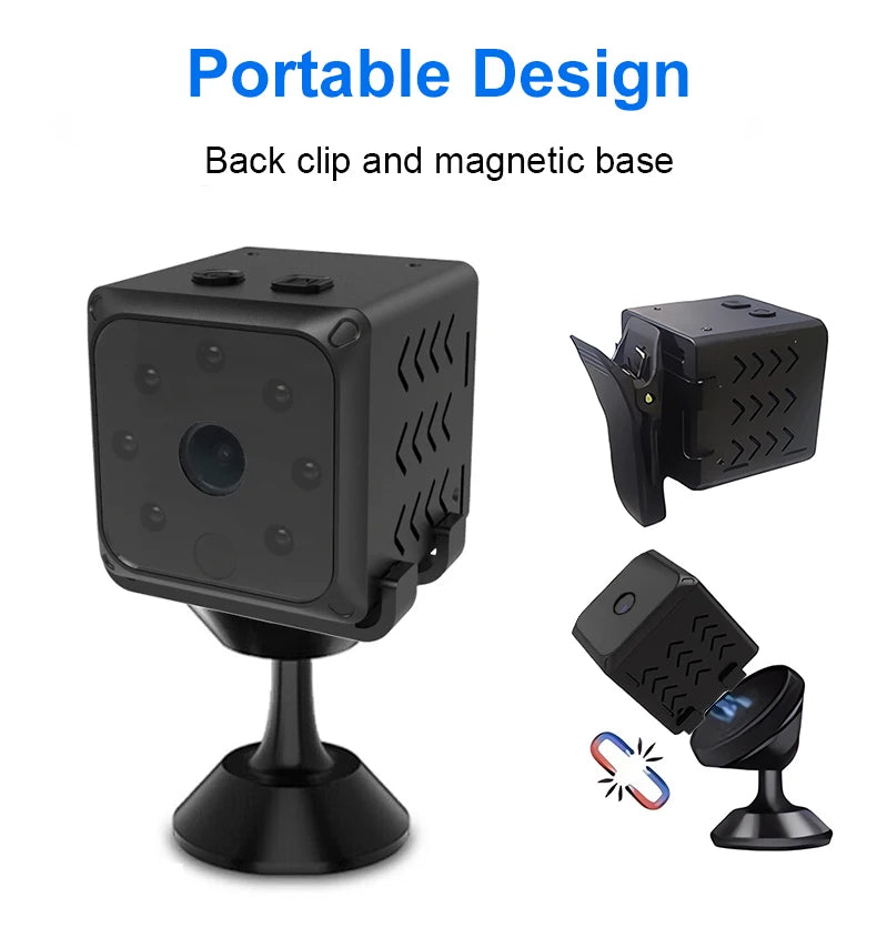 lnhaa WK14 HD mini Wifi Camera Surveillance Home Indoor Audio Wireless Camera IPC HD CCTV Video Security Protection IP Monitor