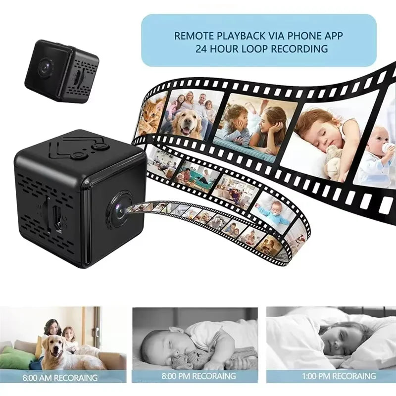 Mini Camera 1080P HD WiFi Remote Monitor Motion Detection Baby Pet Home Security Night Vision Built In Battery Camcorder 2025