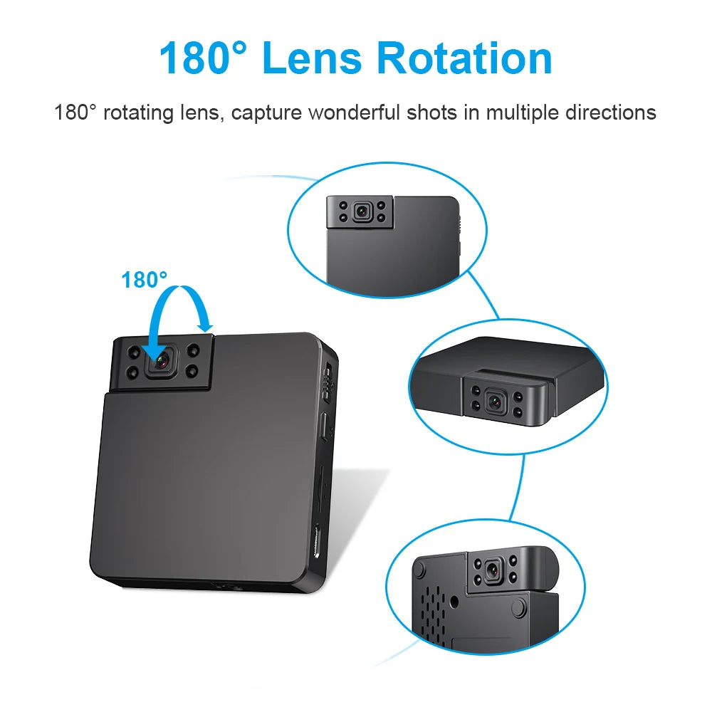 Lnhaa WK11 Mini Wifi Camera Wireless Video Clear IR Night Vision Motion Detection Home Security Surveillance Camera Monitor