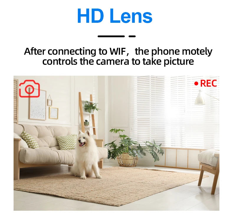 lnhaa WK12 Wifi Surveillance Camera Home Indoor Audio Wireless Camera HD CCTV Video Security Protection Camera Wifi IP Monitor