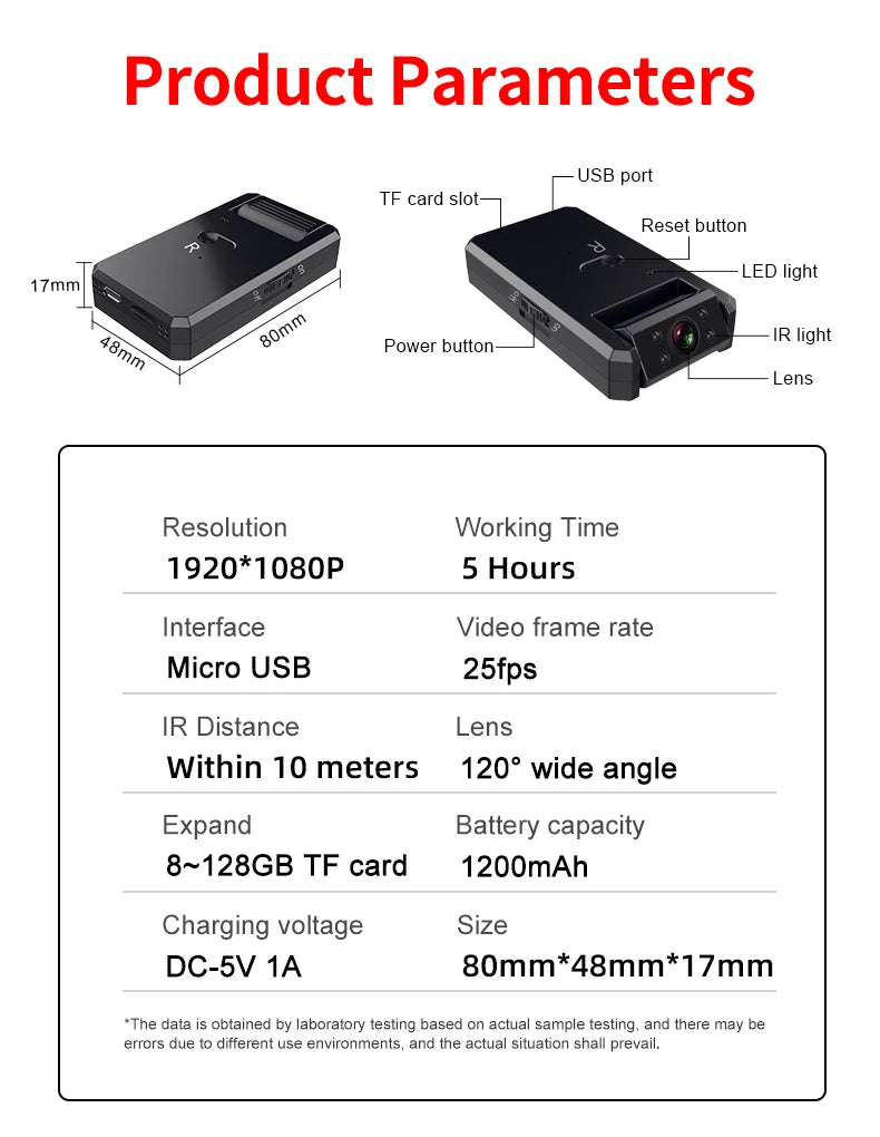WD6 Mini Camera WiFi 1080P HD Wireless IP Micro Camera Remote Monitor Tiny Video Recorder Motion Detection Mini Cam Night