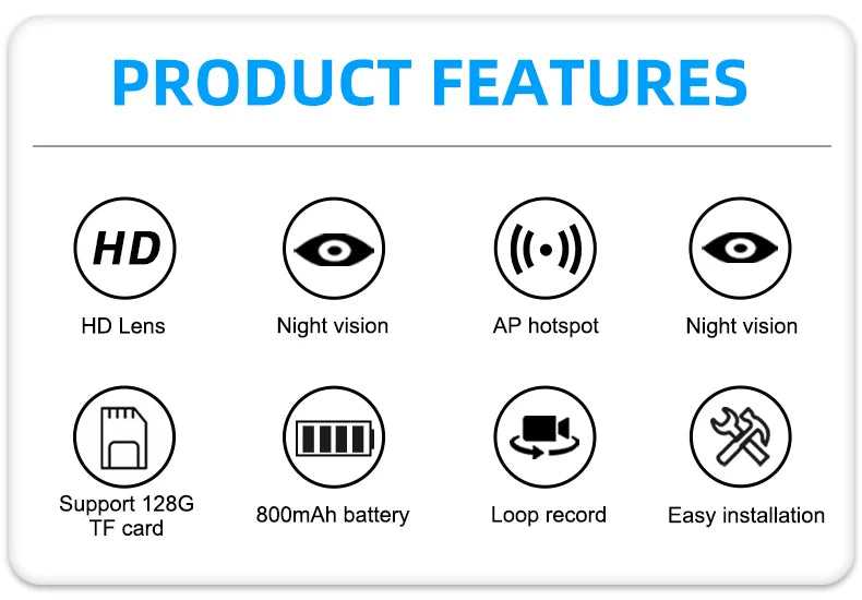 lnhaa WK12 Wifi Surveillance Camera Home Indoor Audio Wireless Camera HD CCTV Video Security Protection Camera Wifi IP Monitor