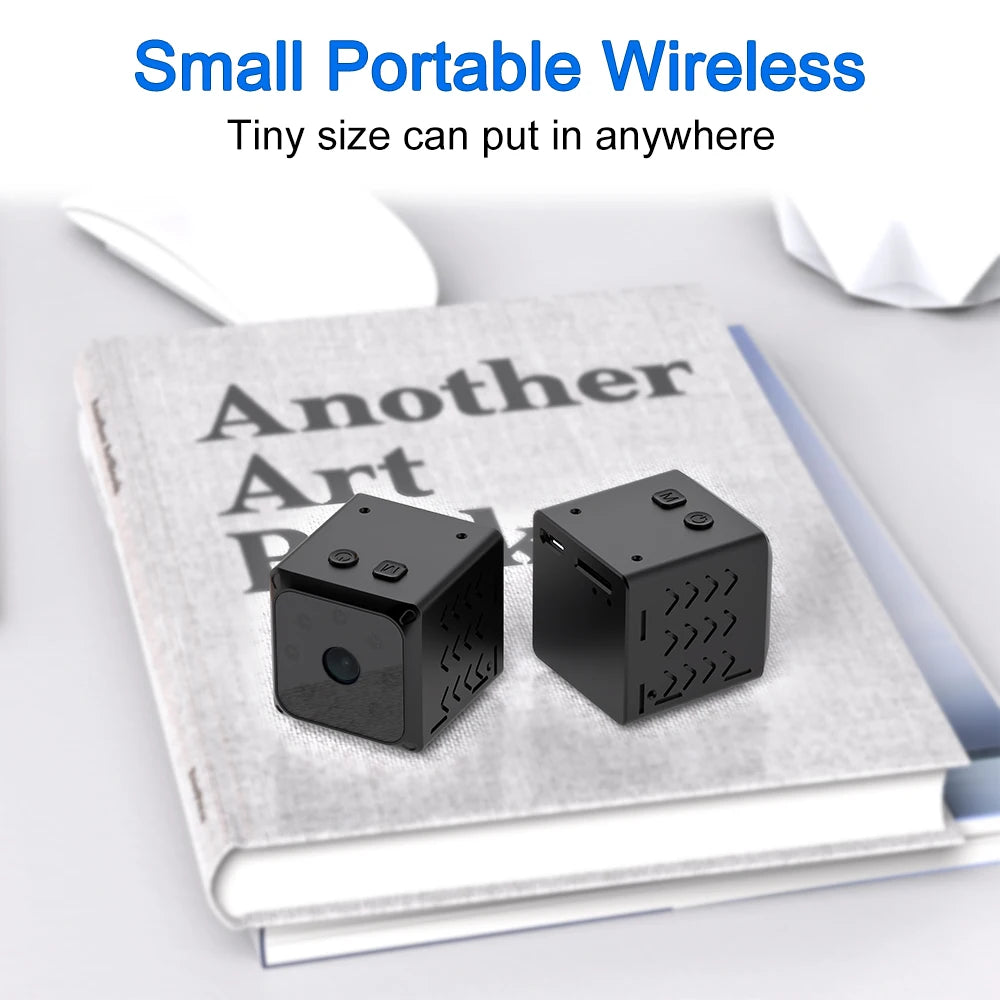 lnhaa WK14 HD mini Wifi Camera Surveillance Home Indoor Audio Wireless Camera IPC HD CCTV Video Security Protection IP Monitor