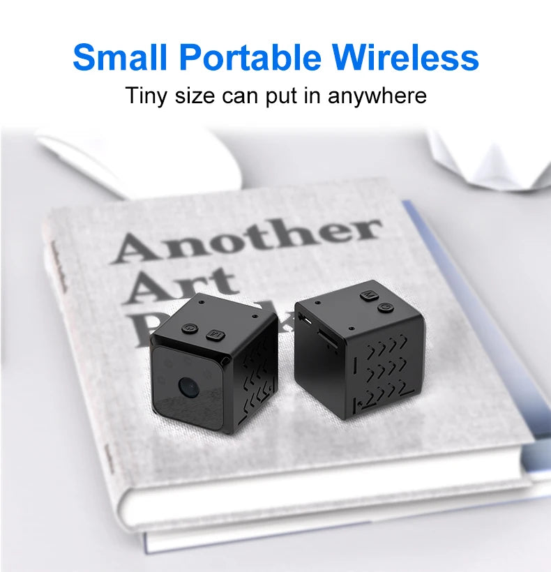 lnhaa WK14 HD mini Wifi Camera Surveillance Home Indoor Audio Wireless Camera IPC HD CCTV Video Security Protection IP Monitor