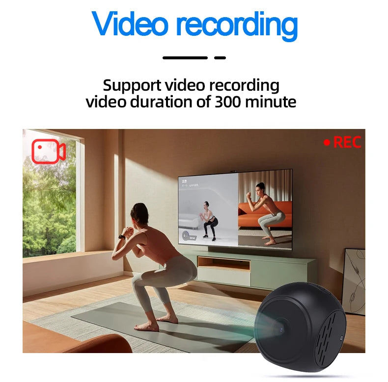 lnhaa WK12 Wifi Surveillance Camera Home Indoor Audio Wireless Camera HD CCTV Video Security Protection Camera Wifi IP Monitor