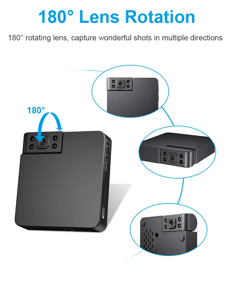 Lnhaa WK11 Mini Wifi Camera Wireless Video Clear IR Night Vision Motion Detection Home Security Surveillance Camera Monitor