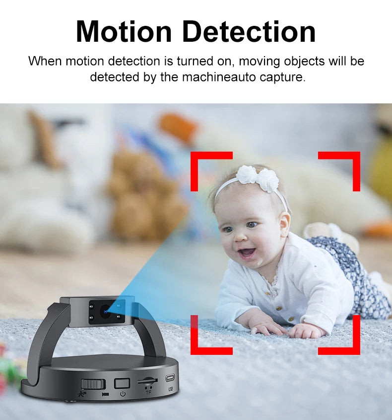 Mini Camera 1080P Small Digital Video Recorder Espial Portable Cameras Motion Detection 10Hours Hide DVR Camcorders No Wifi Cam