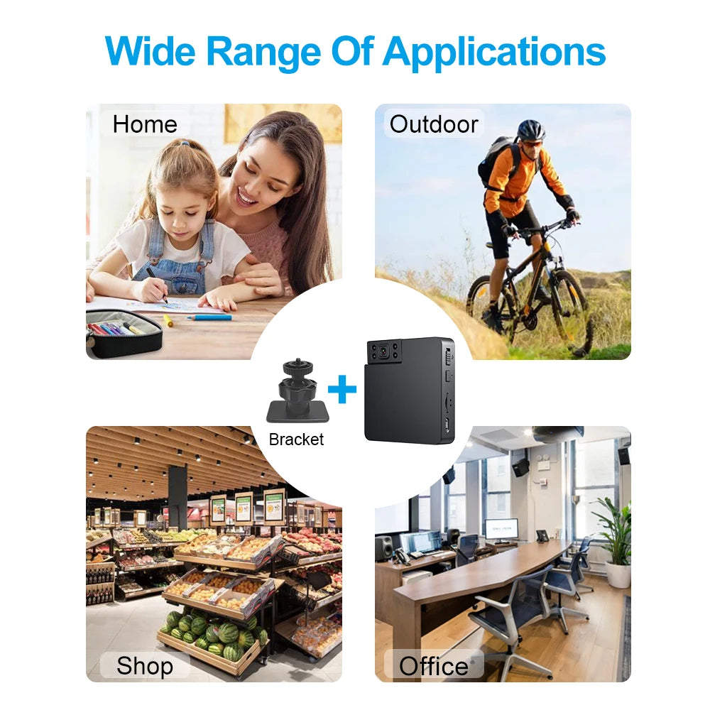 Lnhaa WK11 Mini Wifi Camera Wireless Video Clear IR Night Vision Motion Detection Home Security Surveillance Camera Monitor